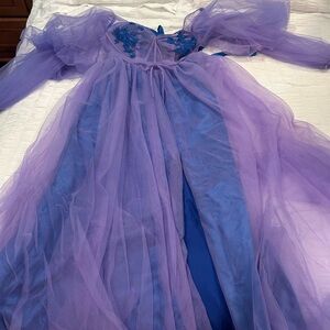 Purple and Blue Dress